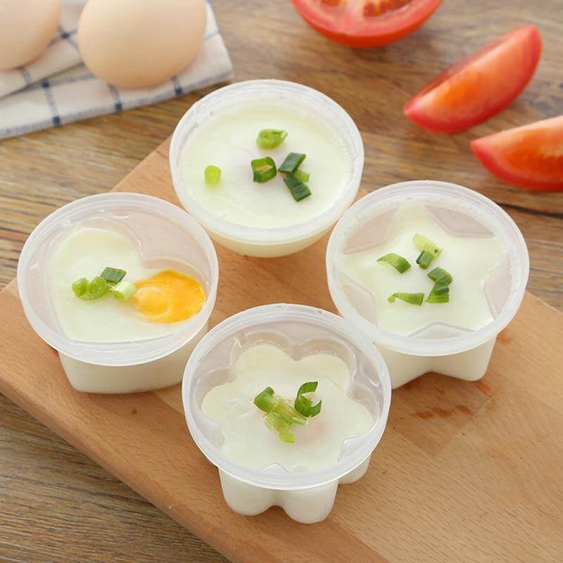 4pcs Silicone Steamed Egg Cooker