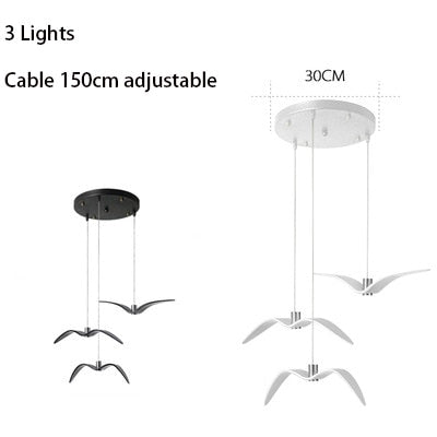 Seagull Bird Modern Pendant lamp