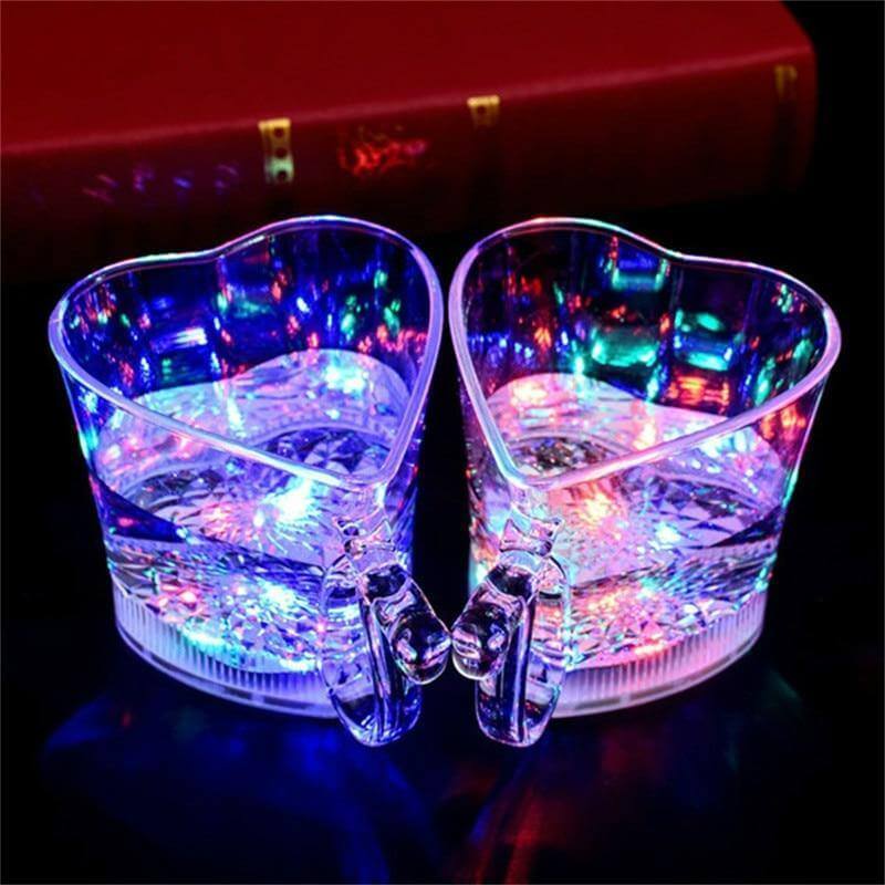 Heart Shaped Glowing Party Cup