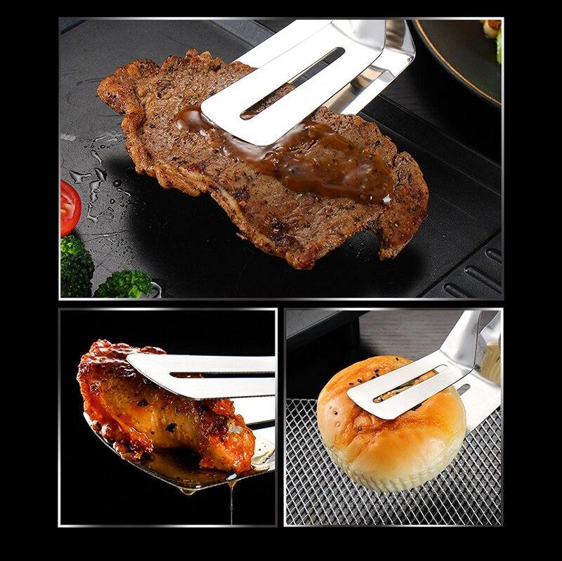 Stainless Steel Barbecue Easy Grab Tong