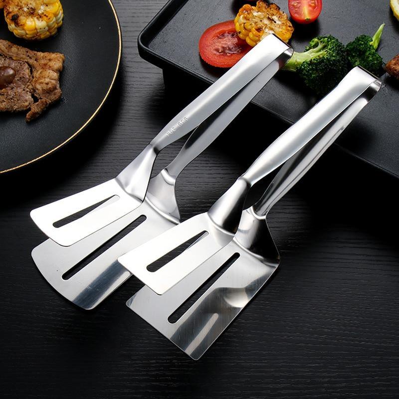 Stainless Steel Barbecue Easy Grab Tong