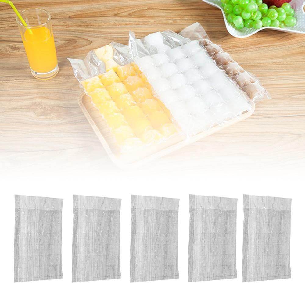 Self-Sealing Disposable Ice Cube Tray Mold