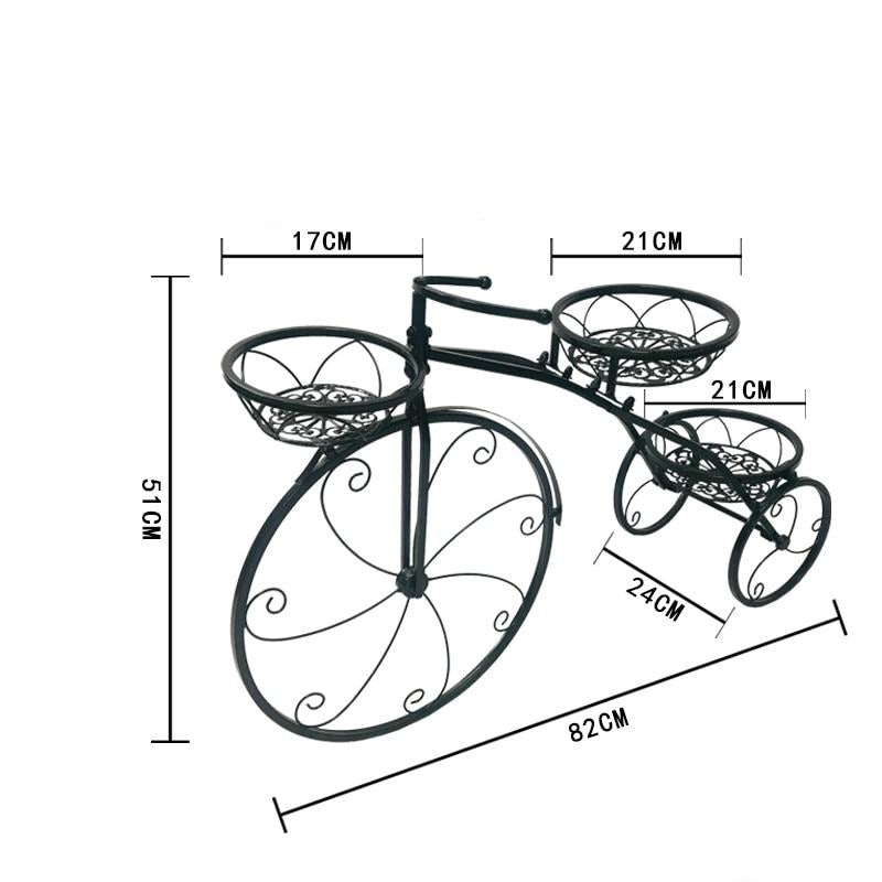 Nordic Multi-Layer Bicycle Metal Flower Holder