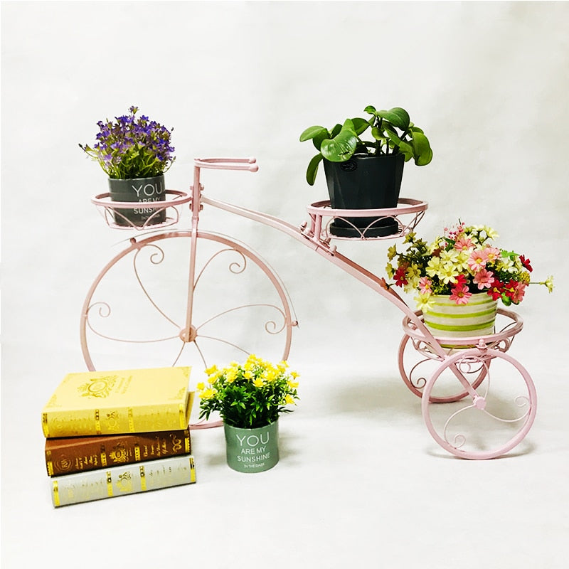 Nordic Multi-Layer Bicycle Metal Flower Holder