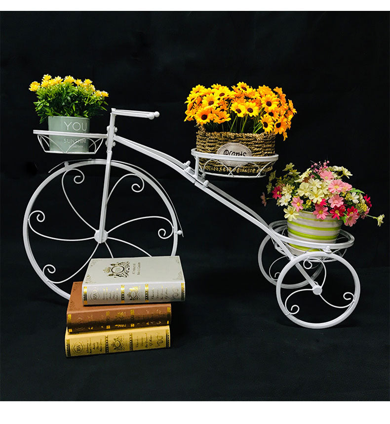 Nordic Multi-Layer Bicycle Metal Flower Holder