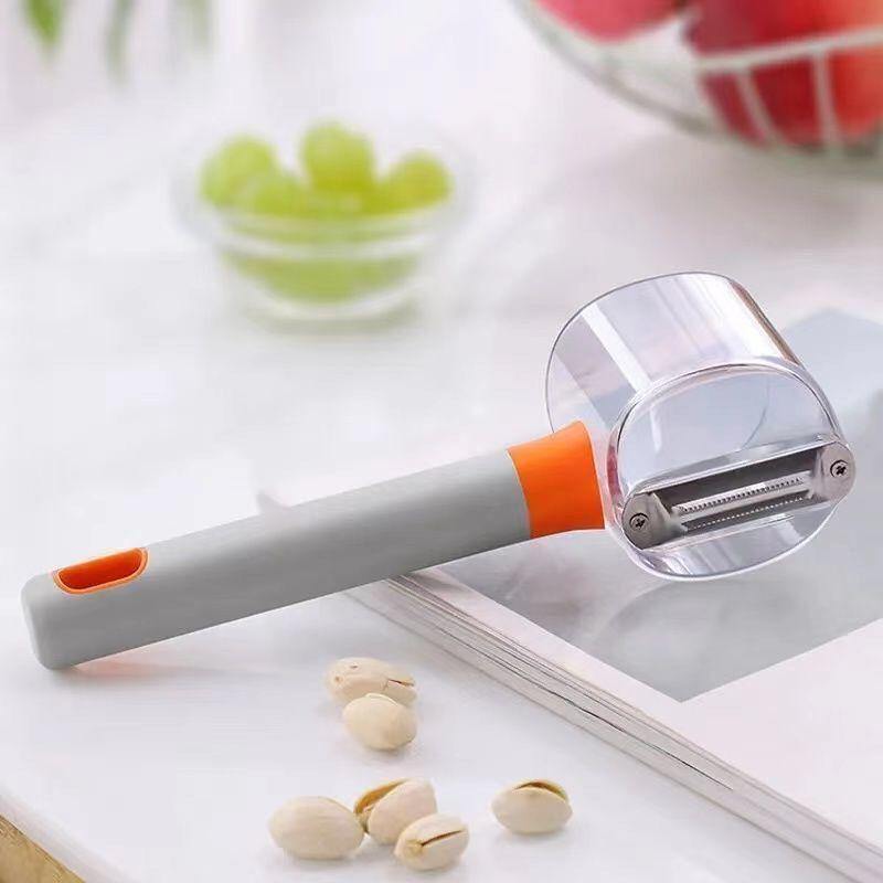 Vegetable Fruit Spill Free Storage Peeler