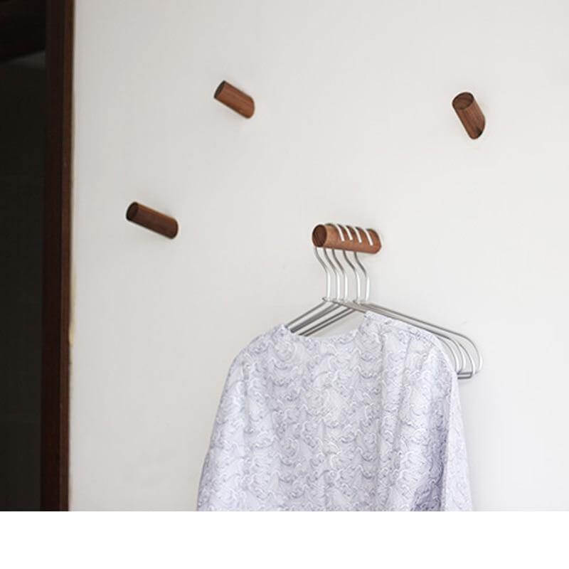 Nordic Wooden Easy Wall-Mounted Clothes Hanger