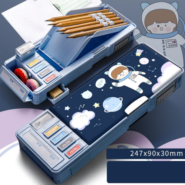 Stationery Kids Cartoon Pencil Storage Box
