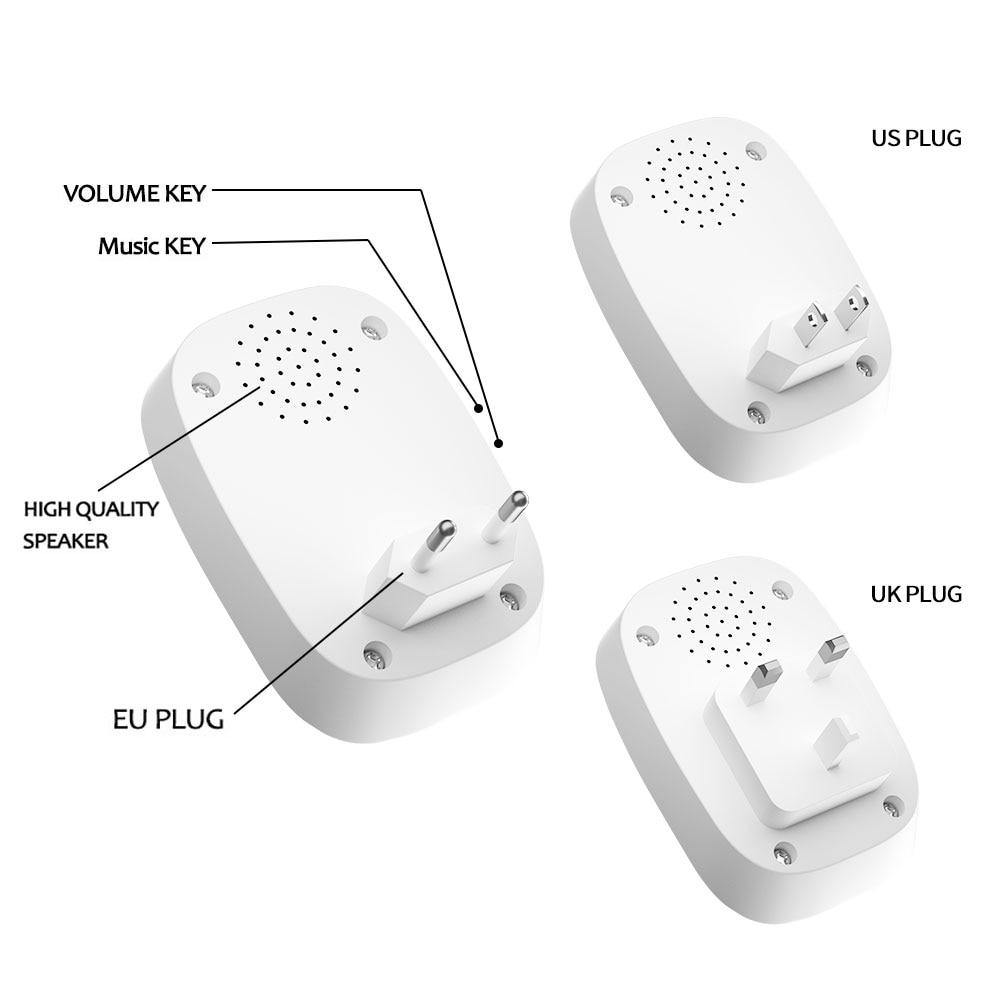 Waterproof Cordless Wireless Doorbell