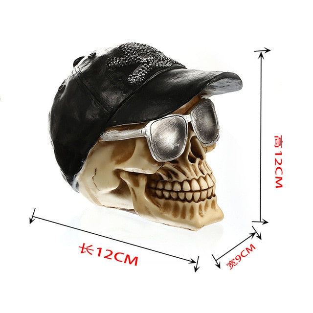 Skull Resin Skeleton Halloween Decoration