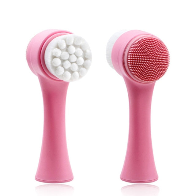 Double-Sided Face Cleaning Massager Brush