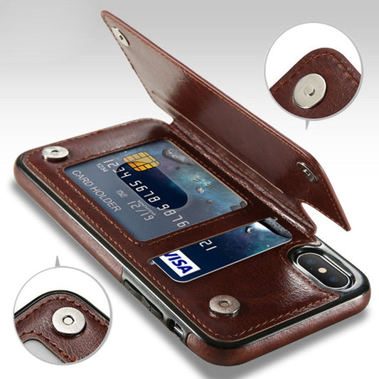 Luxury Leather Slim iPhone 13 Case