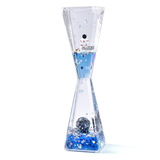 Quicksand Bottle Liquid Hourglass