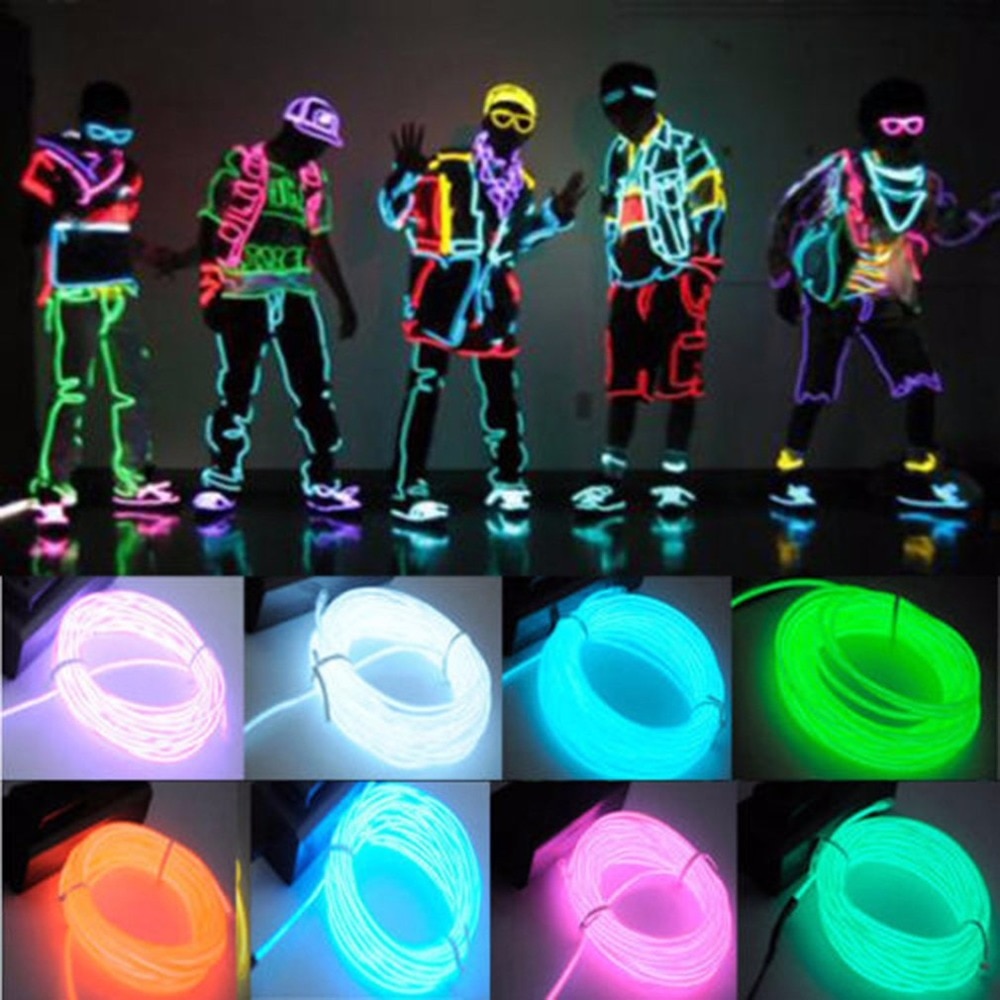 LED Neon DIY Luminous Costume Light