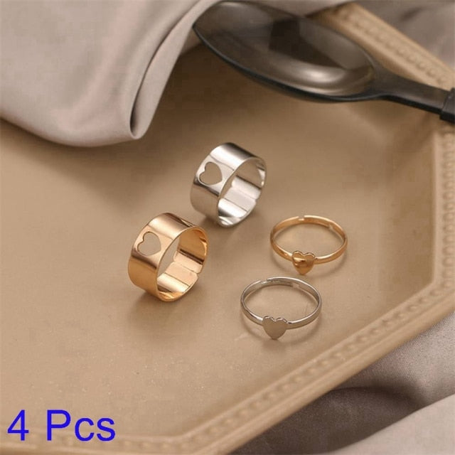 Creative Lovely Couples Matching Ring Set - UTILITY5STORE