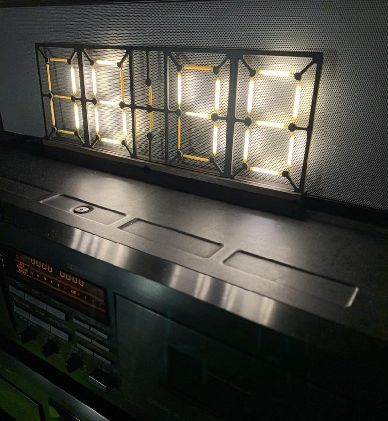 Nordic Double-Sided LED Clock