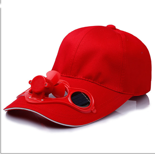 Solar Fan Summer Outdoor Baseball Hat