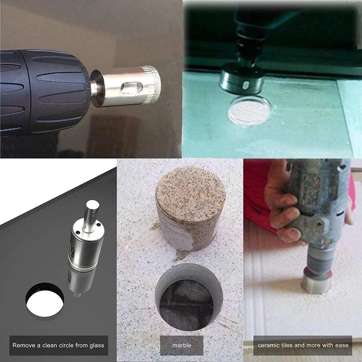 Adjustable Diamond Drill Locator Holder Set