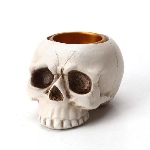 Mini Skull Head Candle Holder Mold