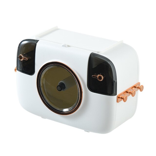 Wall Mounted Camera Shape Bathroom Tissue Box