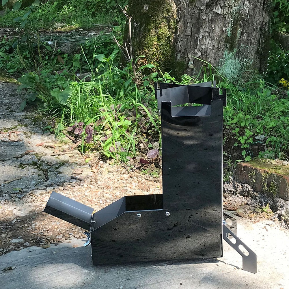 Mini Camping Outdoor Rocket Stove