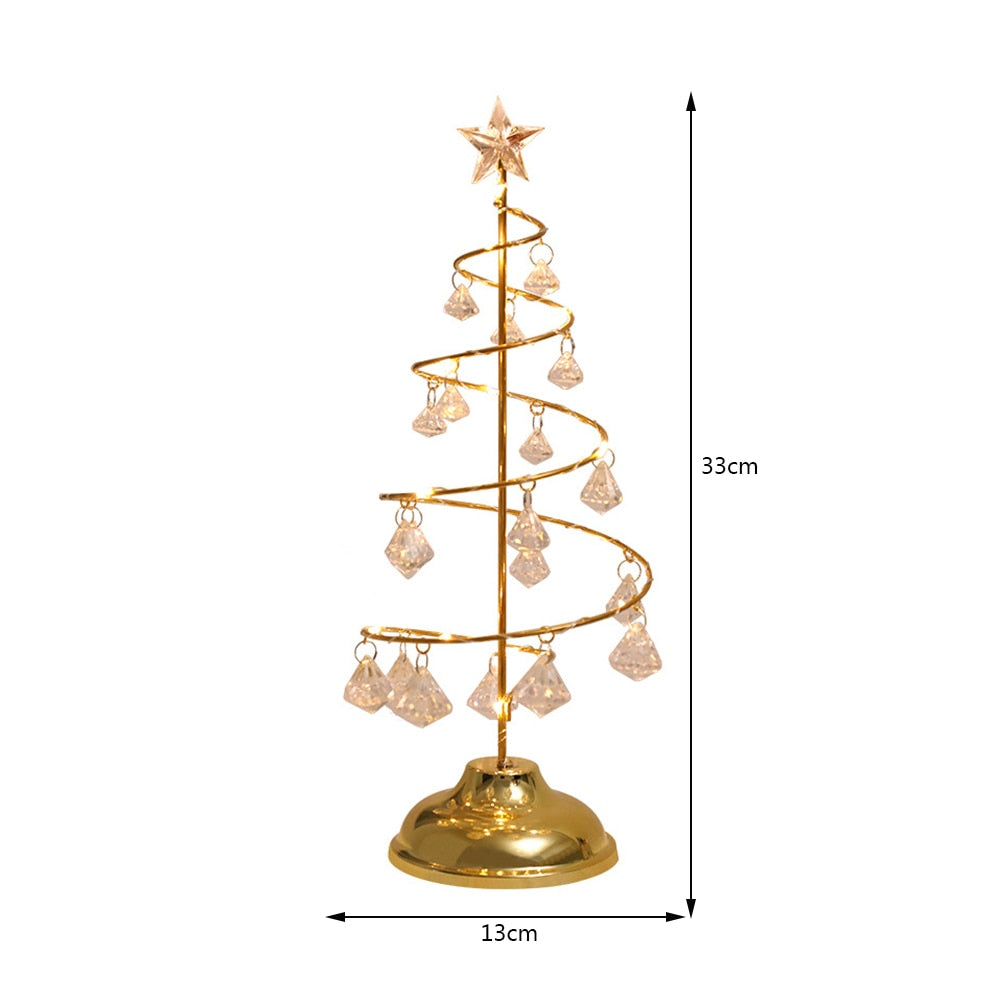 Led Christmas Tree Table Lamp