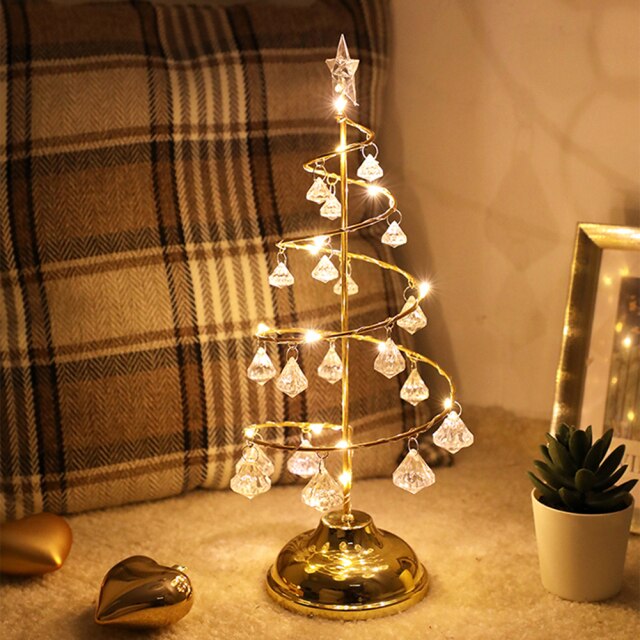 Led Christmas Tree Table Lamp