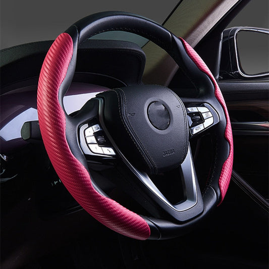 Universal Non-Slip Carbon Fiber Car Wheel Cover