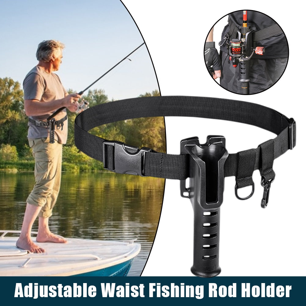 Adjustable Fishing Rod Holder Belt