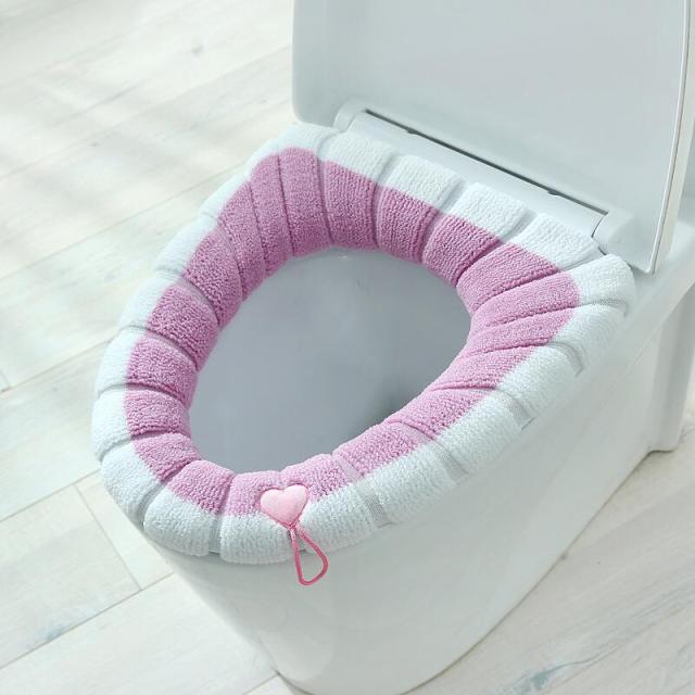 Cute Comfy Pumpkin Pattern Bathroom Toilet Seat Cover