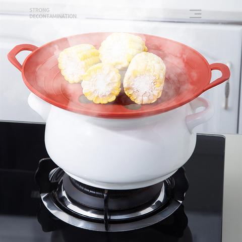 No Spill Anti Overflow Pot Cooking Lid