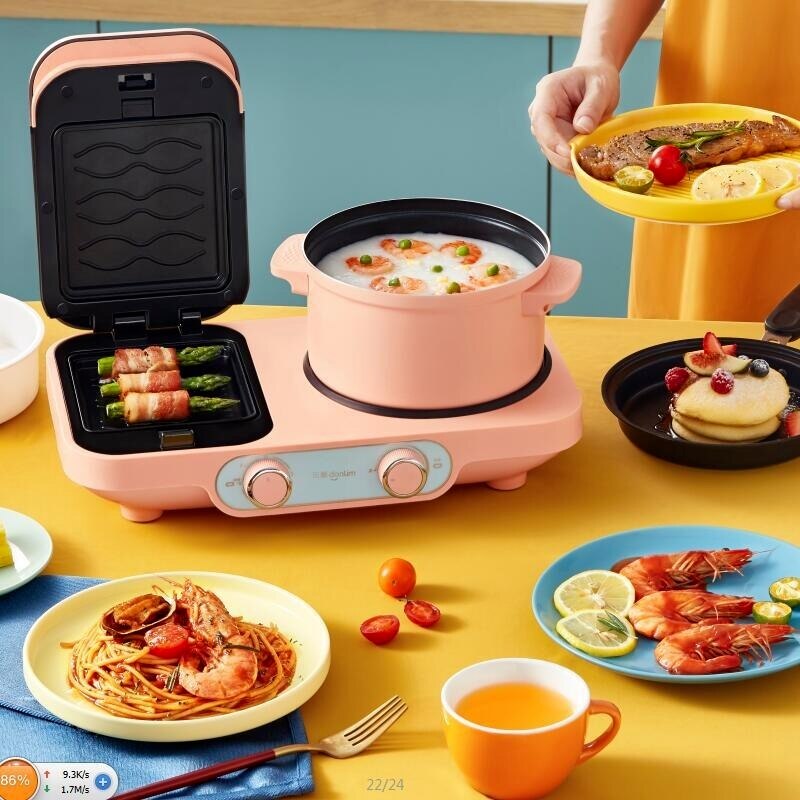 Multifunctional Sandwich Toaster Breakfast Maker