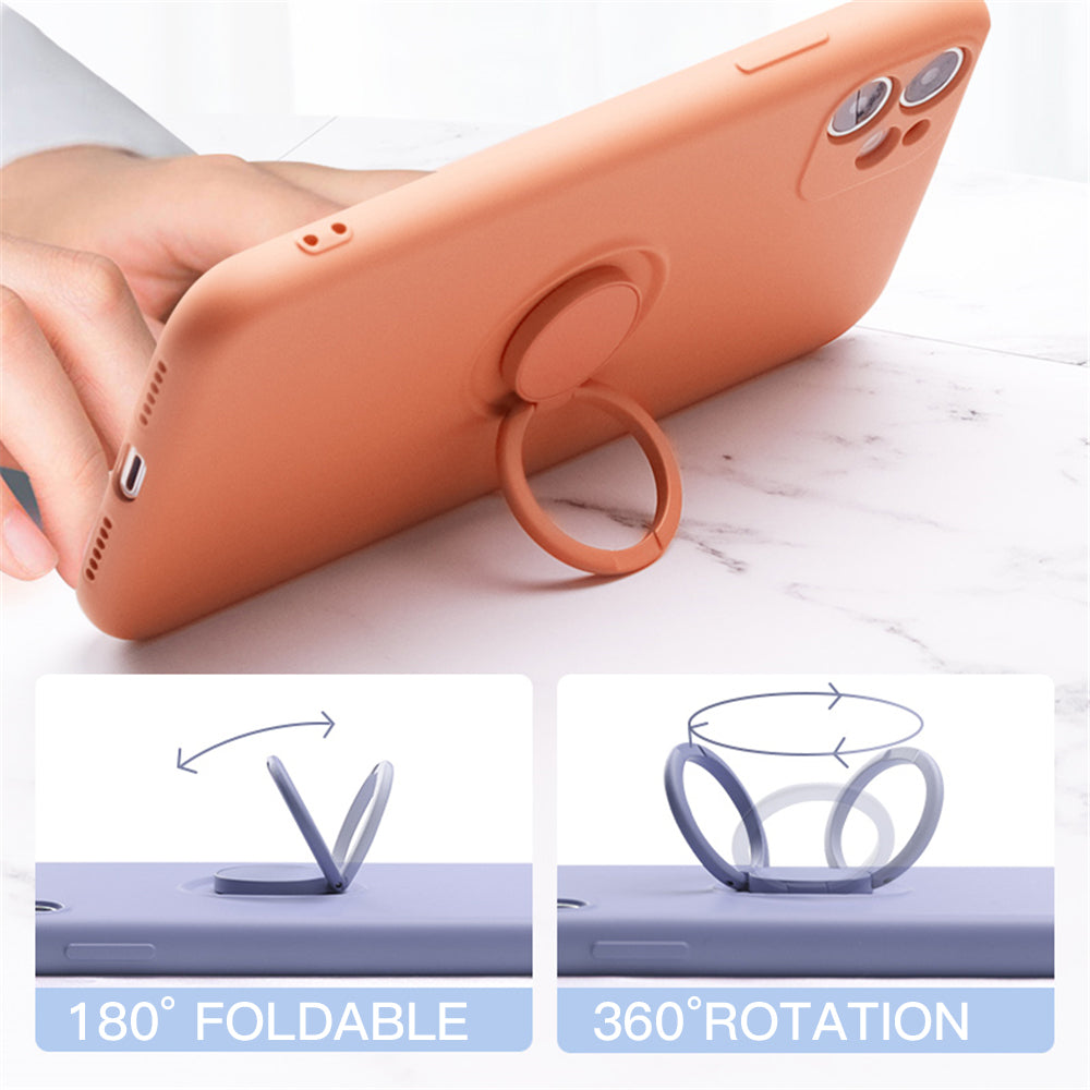 Soft Silicone Hand Strap Ring iPhone Cover