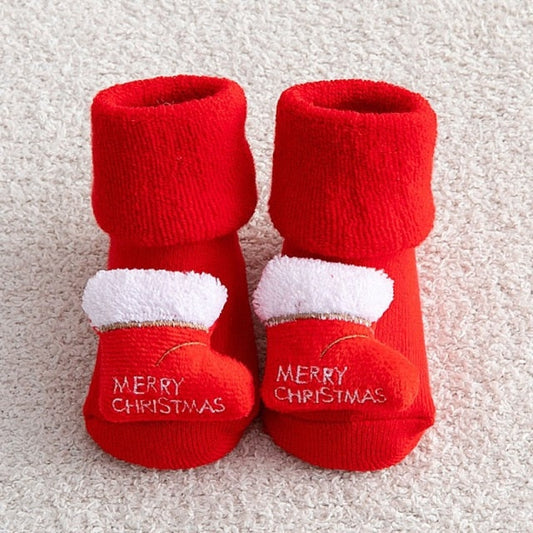 Children Santa Christmas Socks