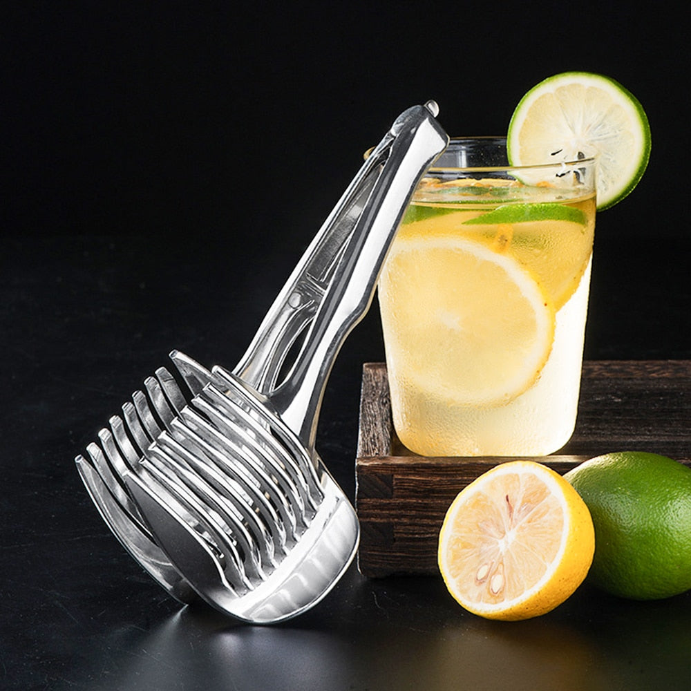 Stainless Steel Vegetable Fruit Cutting Holder Tool