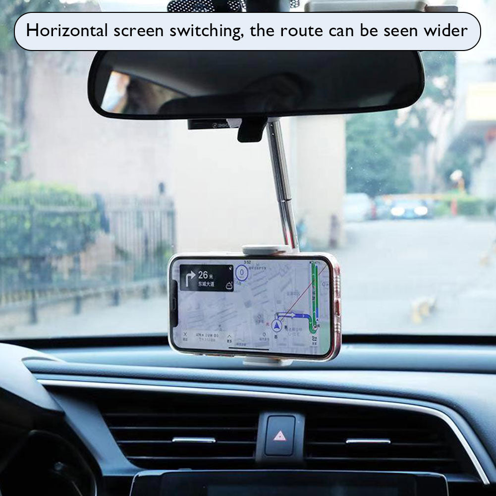 360 Rotatable Rear-View Mirror Phone Holder - UTILITY5STORE