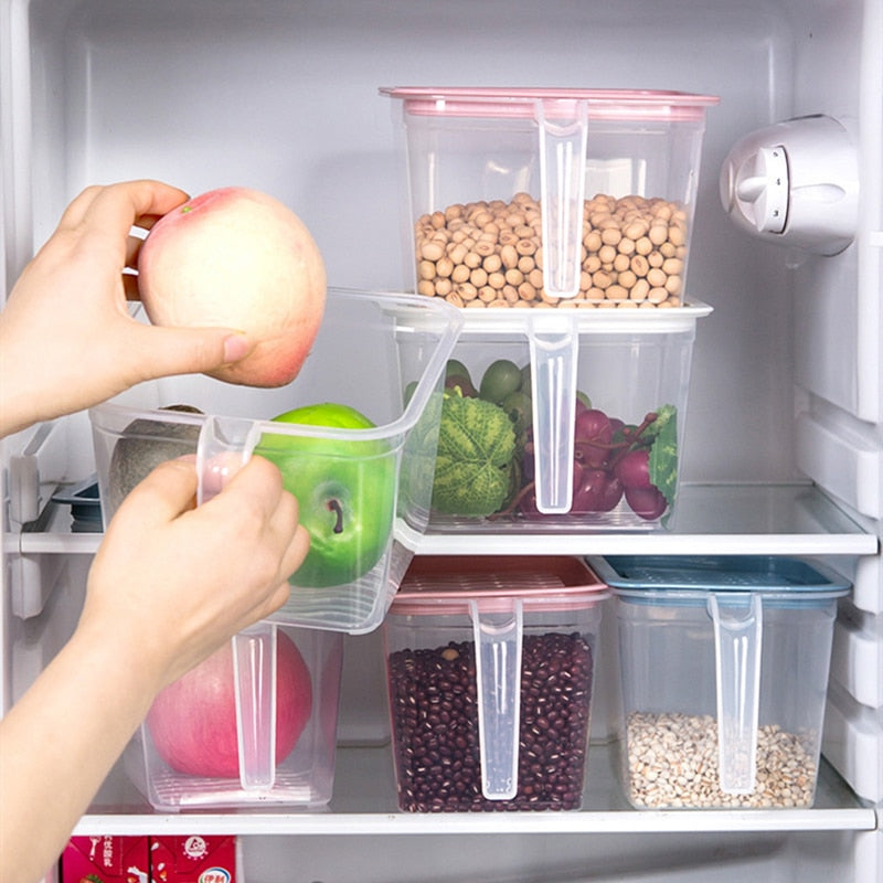 Stackable Refrigerator Transparent Storage Box