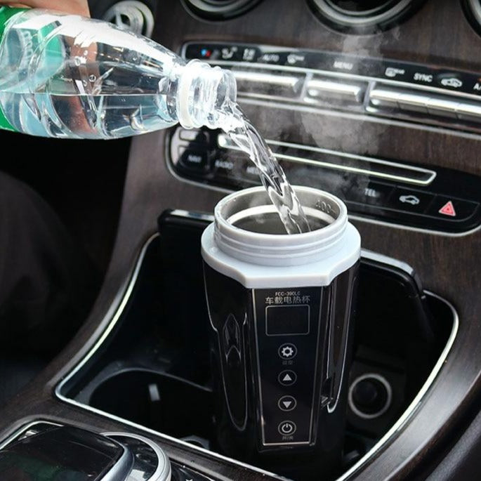 Smart Heating Digital Car Thermos