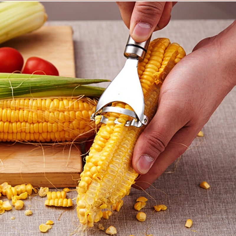 Stainless Steel Corn Peeler Tool