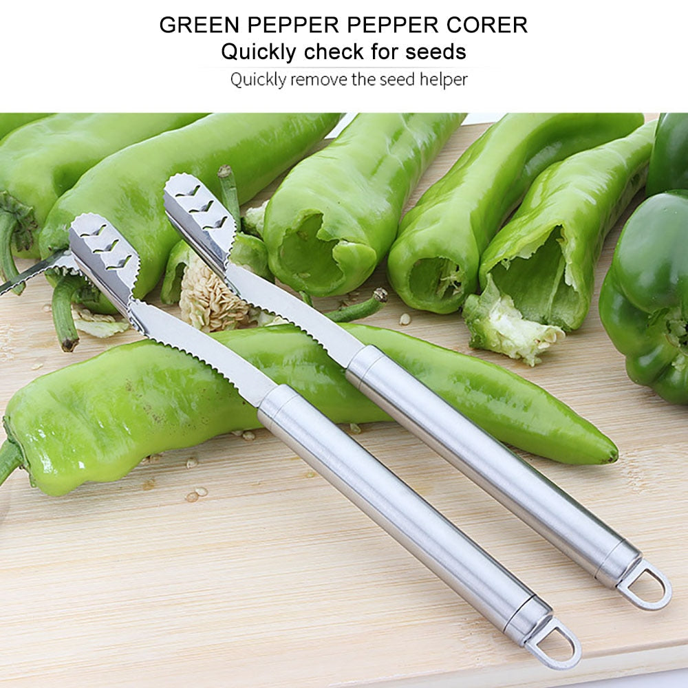 Stainless Steel Chili Pepper Seed Remover