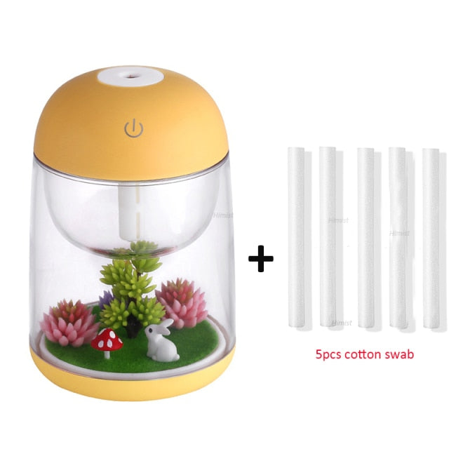 Mini LED Mist Forest Transparent Humidifier