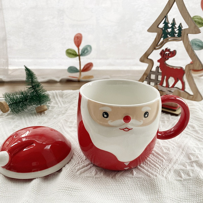 Creative Santa Ceramic Tea Mug - UTILITY5STORE