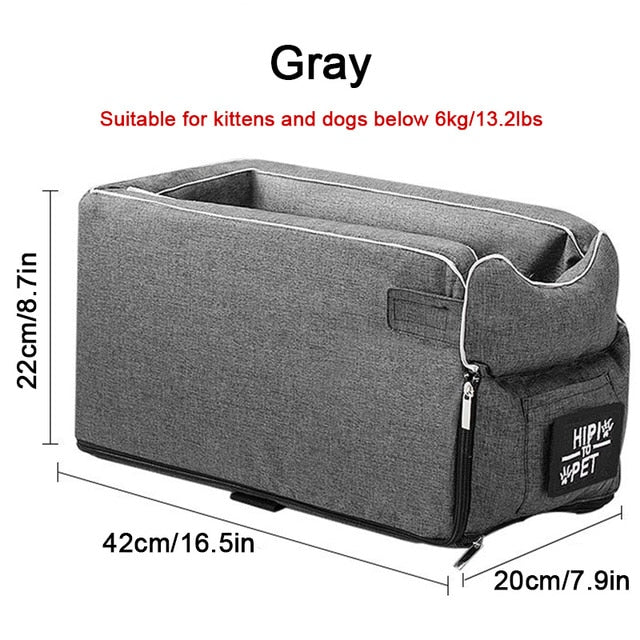 Car Portable Pet Carrier Comfy Bed