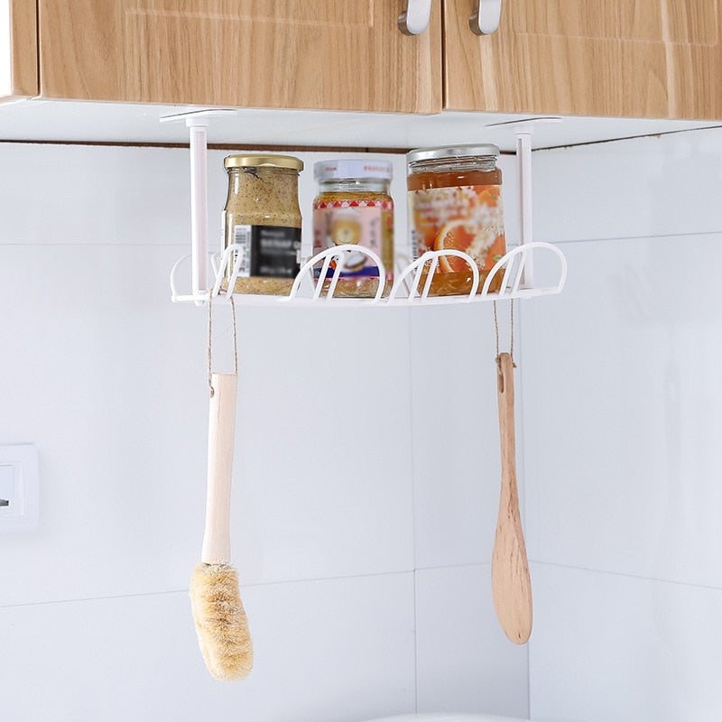 Under Table Storage Rack Cable Organizer