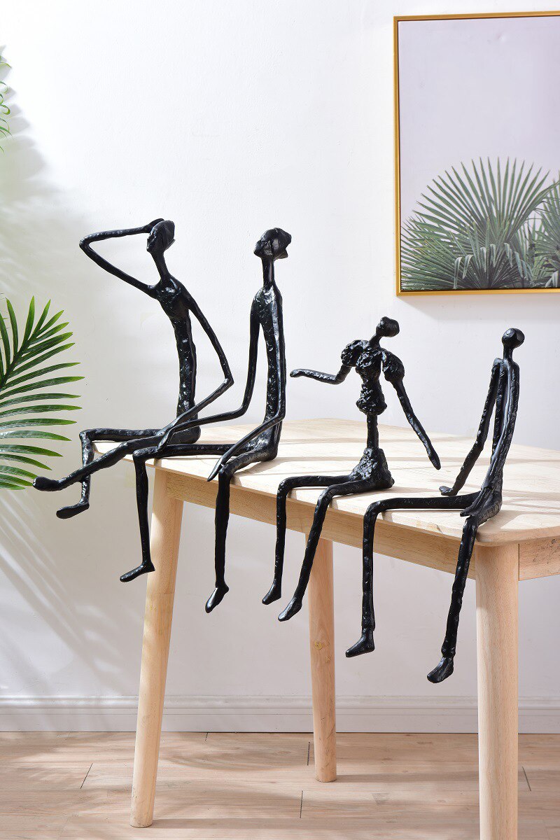 Modern Abstract Metal Home Decor Figures - UTILITY5STORE