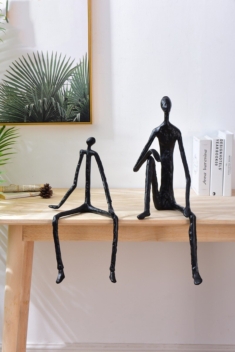 Modern Abstract Metal Home Decor Figures - UTILITY5STORE