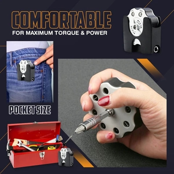 Portable Pocket Size Ratchet Screwdriver Set