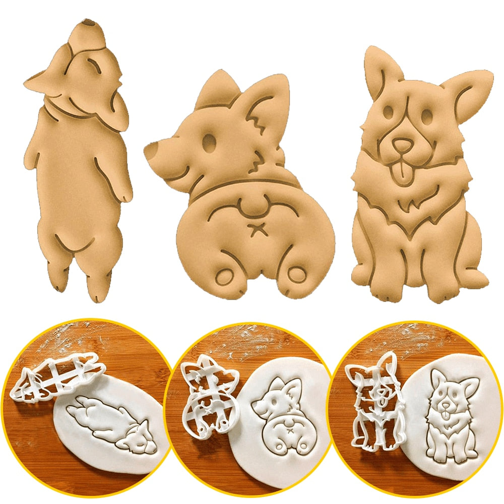 Dog Cookie Mold Cutter Set