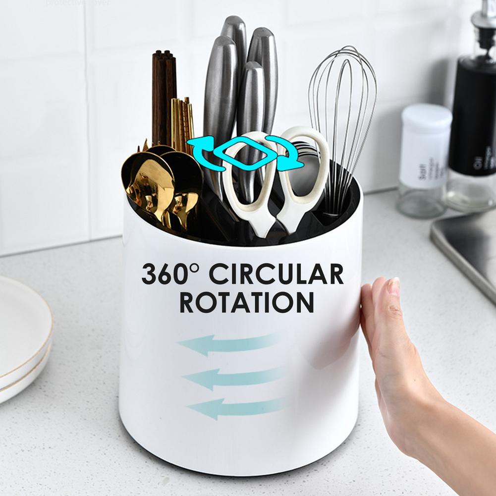 Rotating Kitchen Utensil Knife Holder - UTILITY5STORE