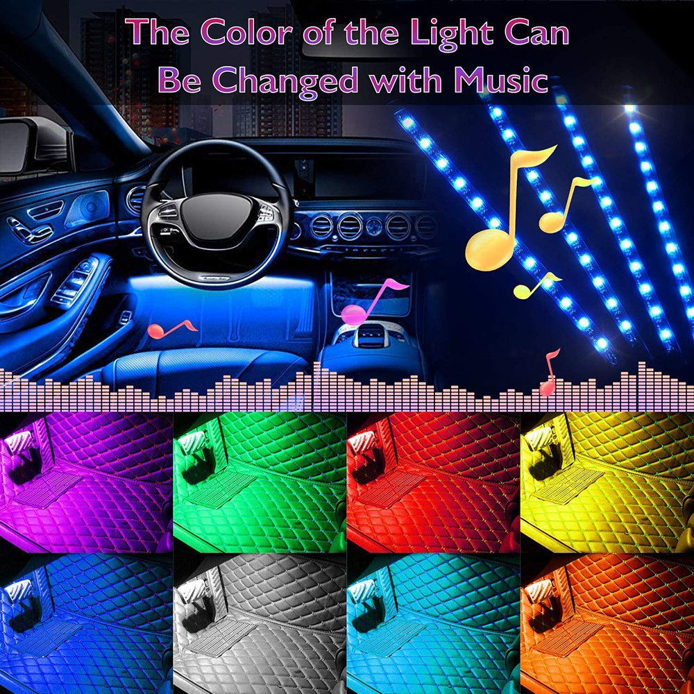 Car Neon Interior Light Lamp